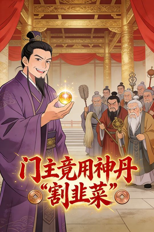 门主竟用神丹“割韭菜”封面