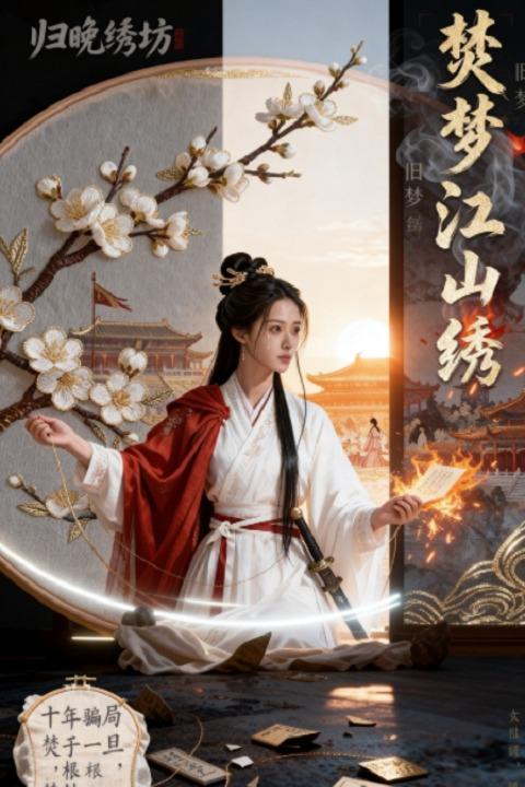 焚梦江山绣封面