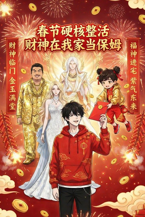 春节硬核整活:财神在我家当保姆封面