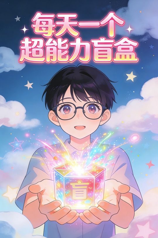 每天⼀个超能⼒盲盒封面