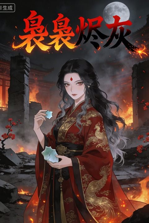 袅袅烬灰封面