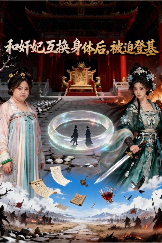 和奸妃互换身体后,被迫登基封面