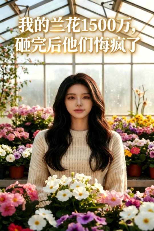 我的兰花1500万,砸完后他们悔疯了封面