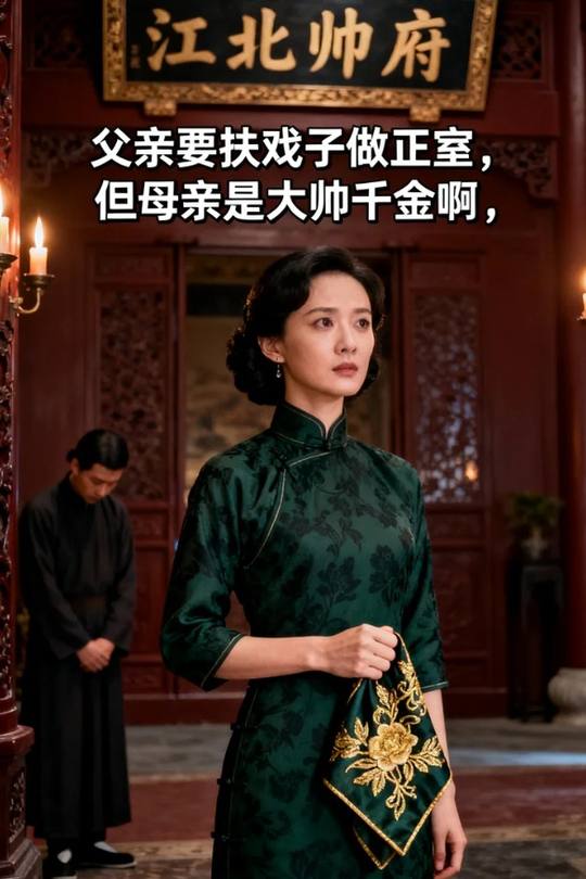 父亲要扶戏子做正室,但母亲是大帅千金啊封面