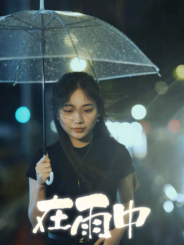 在雨中封面