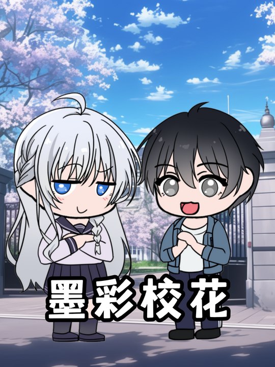 墨彩校花封面