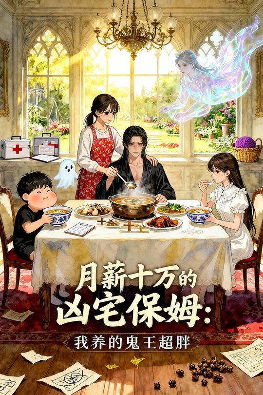 月薪十万的凶宅保姆:我养的鬼王超胖封面