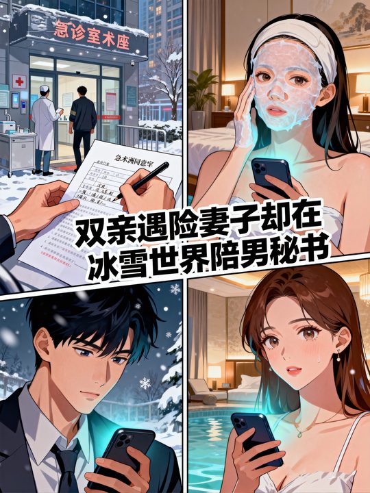 双亲遇险妻子却在冰雪世界陪男秘书封面