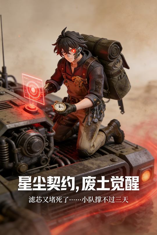 星尘契约，废土觉醒封面