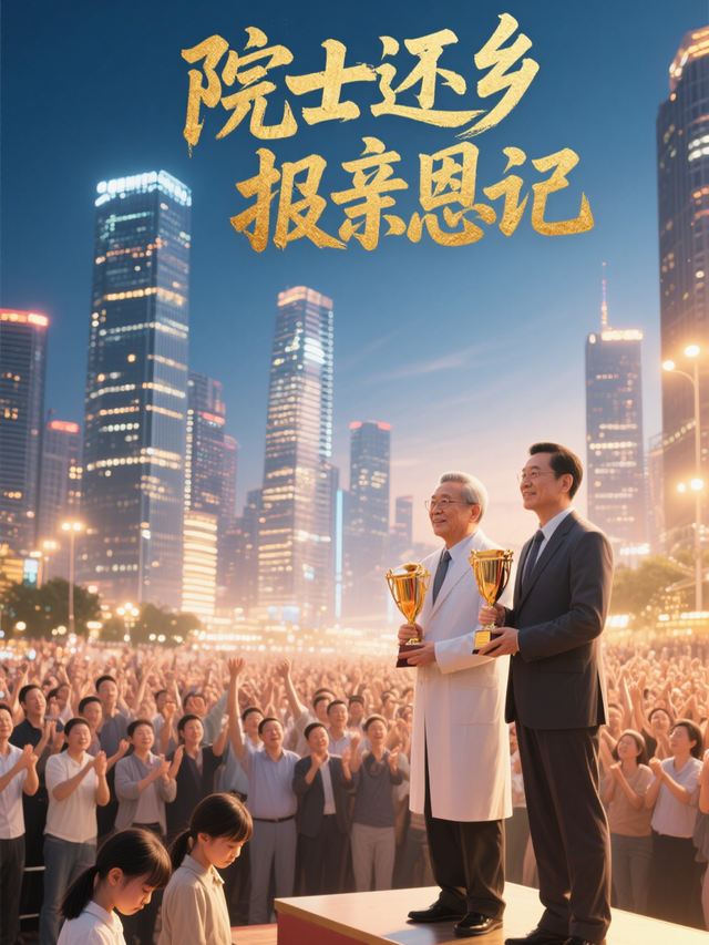 院士还乡报亲恩封面