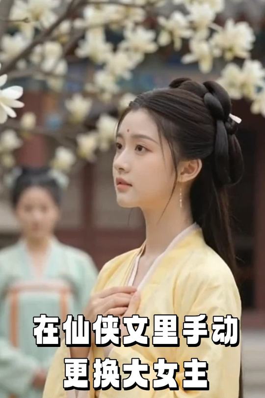 在仙侠文里手动更换大女主封面
