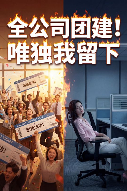 全公司团建,唯独我留下封面