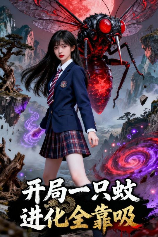 开局一只蚊，进化全靠吸封面