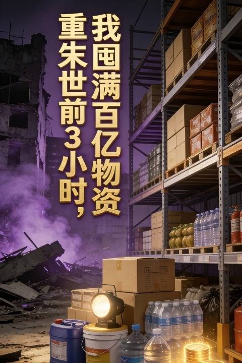 生末世前3小时,我囤满百亿物资封面