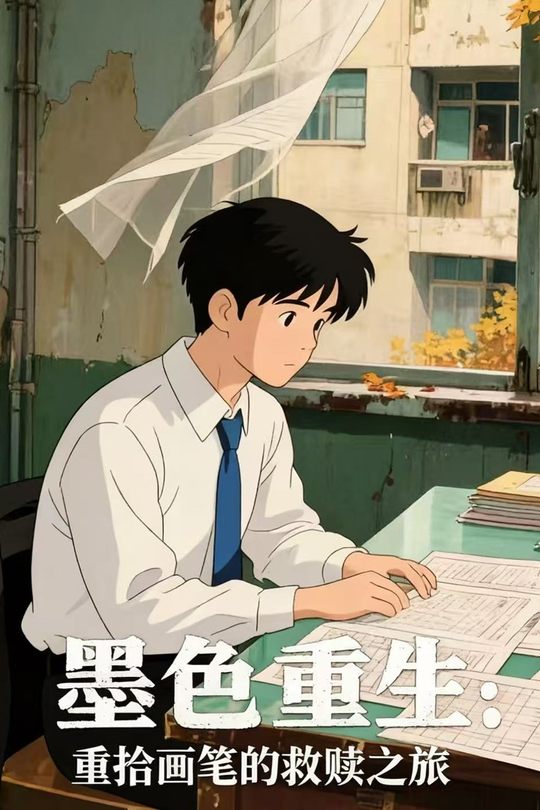 墨色重生:重拾画笔的救赎之旅封面