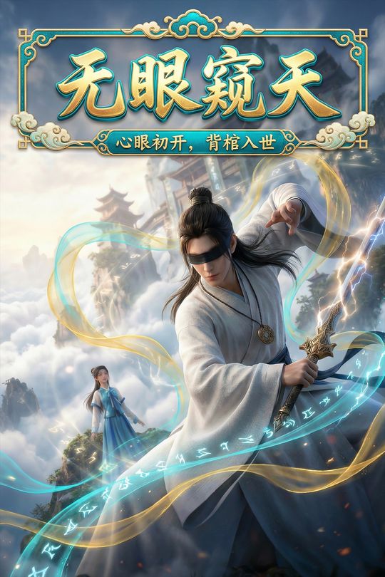 无眼窥天:心眼初开,背棺入世封面