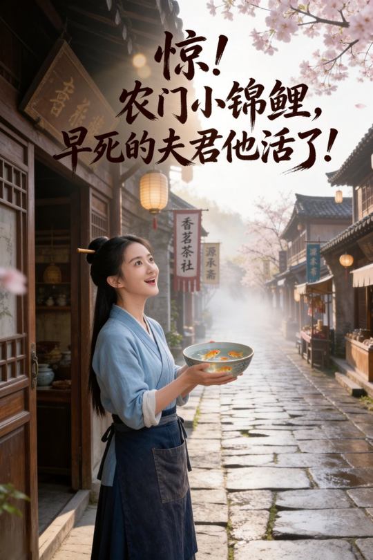 惊!农门小锦鲤,早死的夫君他活了!封面