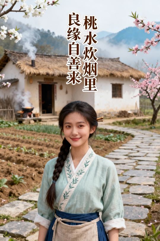 桃水炊烟里,良缘自善来封面