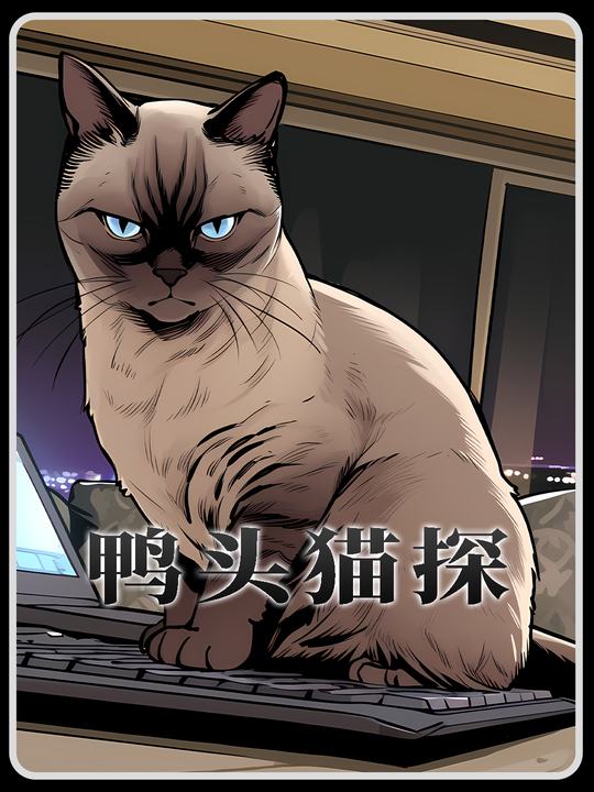 鸭头猫探封面