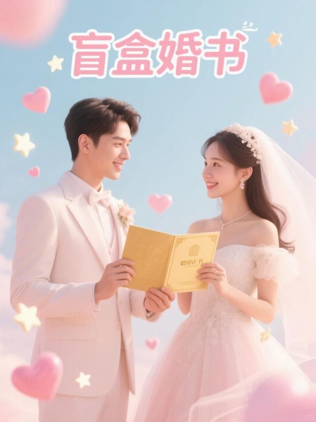 盲盒婚书封面