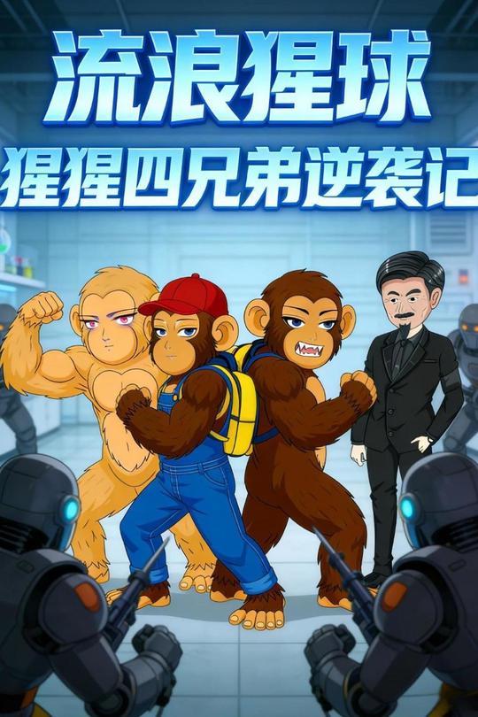 流浪猩球:猩猩四兄弟逆袭记封面