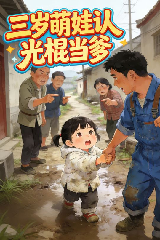 三岁萌娃认光棍当爹封面