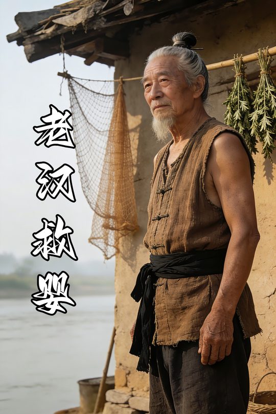 老汉救婴封面