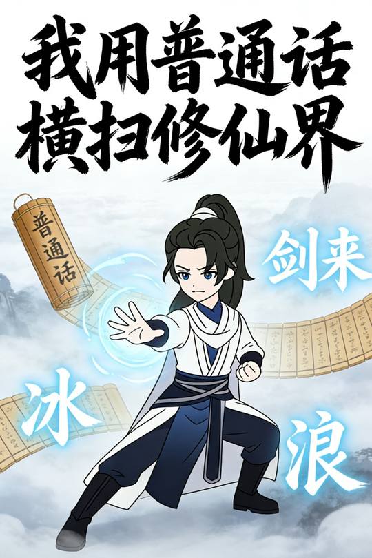 我用普通话横扫修仙界封面