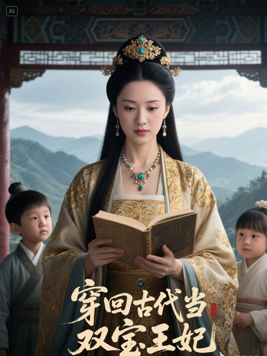 穿回古代当双宝王妃封面