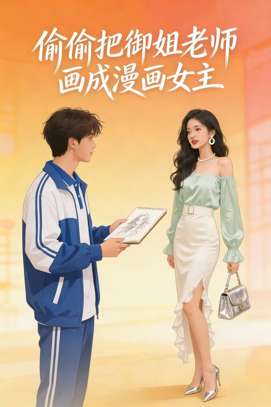 偷偷把御姐老师画出漫画女主封面