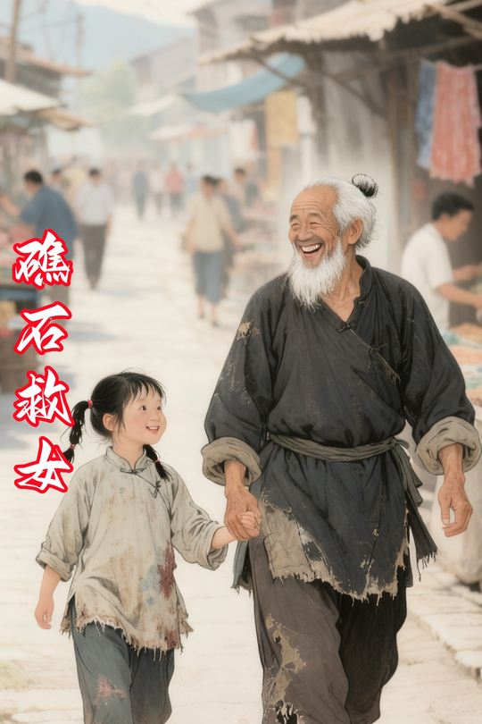 礁石救女封面