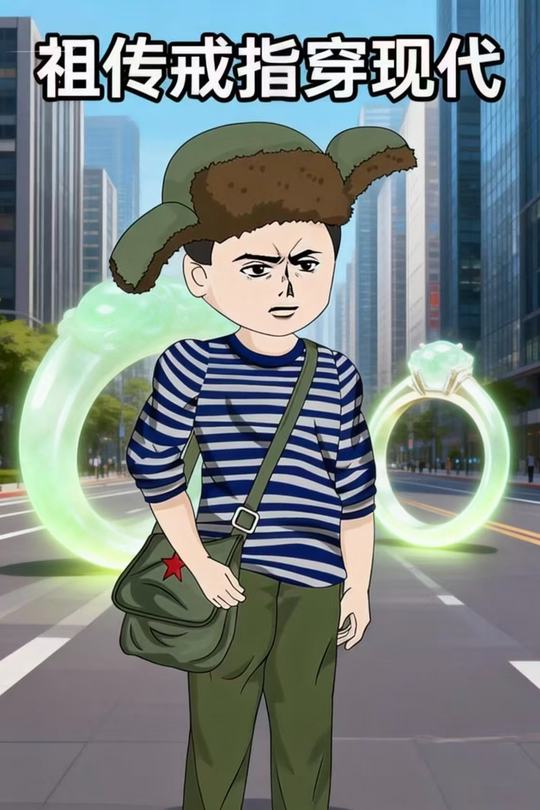 祖传戒指穿现代封面
