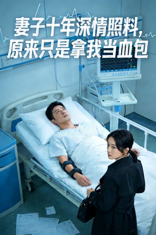 妻子十年深情照料，原来只是拿我当血包封面