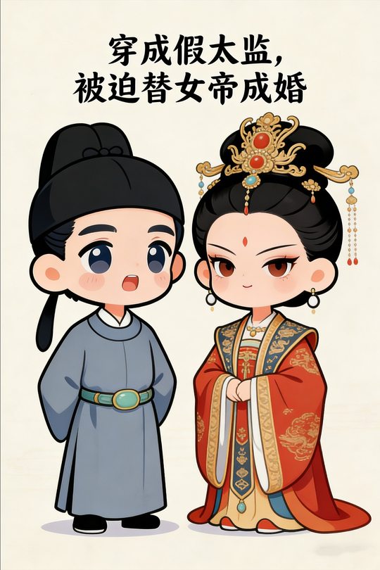 穿成假太监,被迫替女帝成婚封面