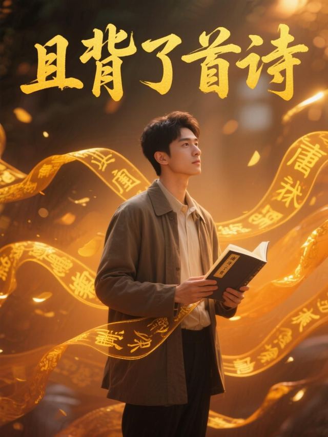 且背了首诗封面