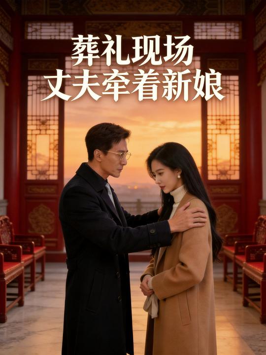 葬礼现场丈夫牵着新娘封面