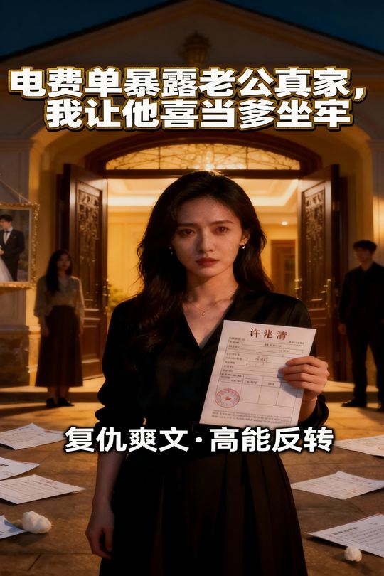 电费单暴露老公真家,我让他喜当爹坐牢封面