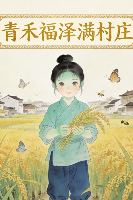 青禾福泽满村庄封面
