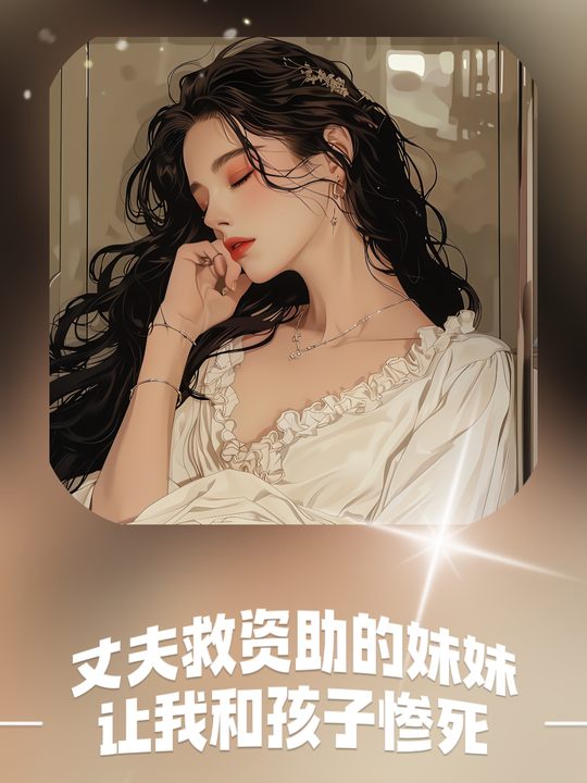 丈夫救资助的妹妹,让我和孩子惨死封面