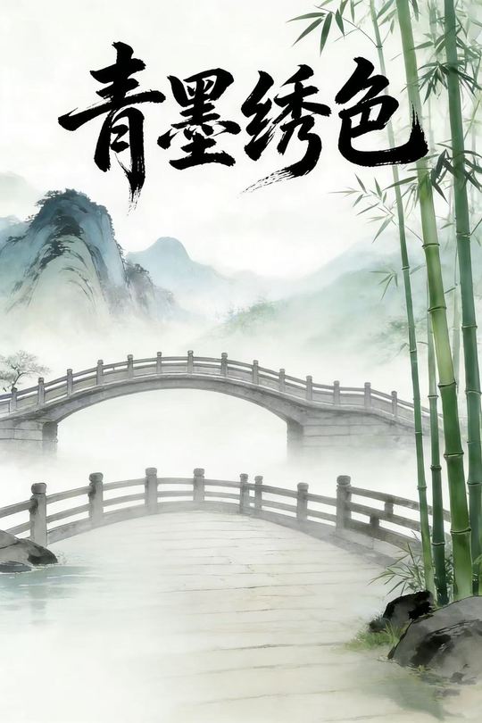 青墨绣色封面