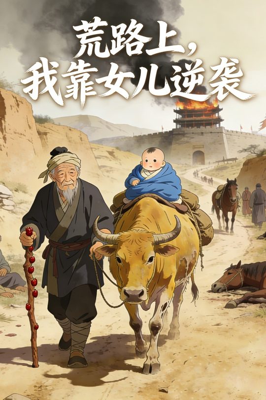 逃荒路上,我靠女儿逆袭封面