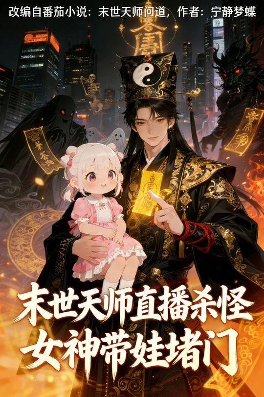 末世天师直播杀怪,女神带娃堵门封面
