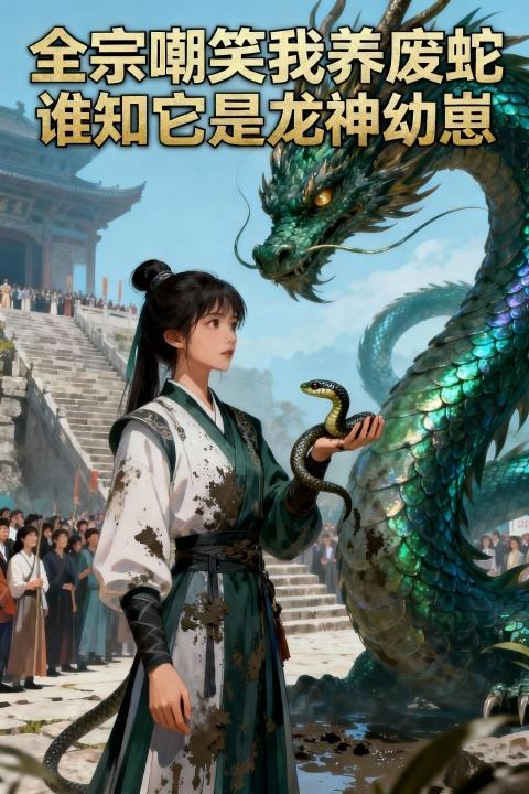 全宗嘲笑我养废蛇,谁知它是龙神幼崽封面