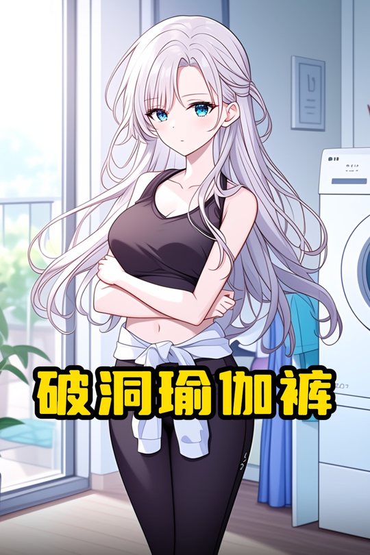 破洞瑜伽裤封面
