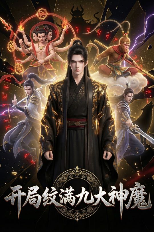 开局纹满九大神魔封面