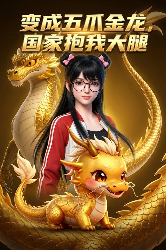 变成五爪金龙,国家抱我大腿封面