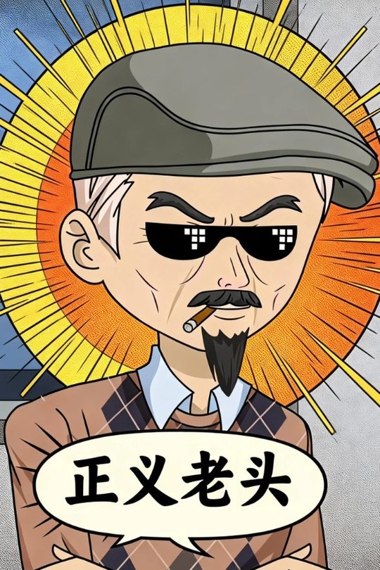正义老头封面