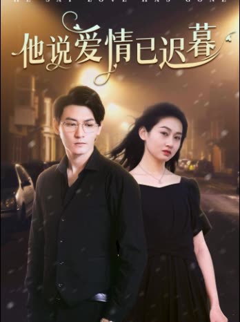 他说爱情已迟暮封面