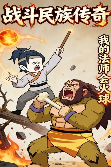 战斗民族传奇:我的法师会火球封面