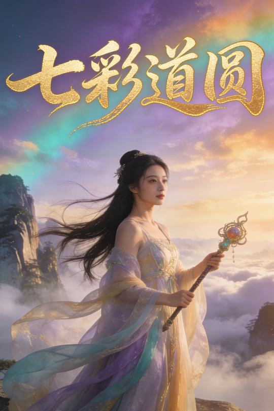 七彩道圆封面